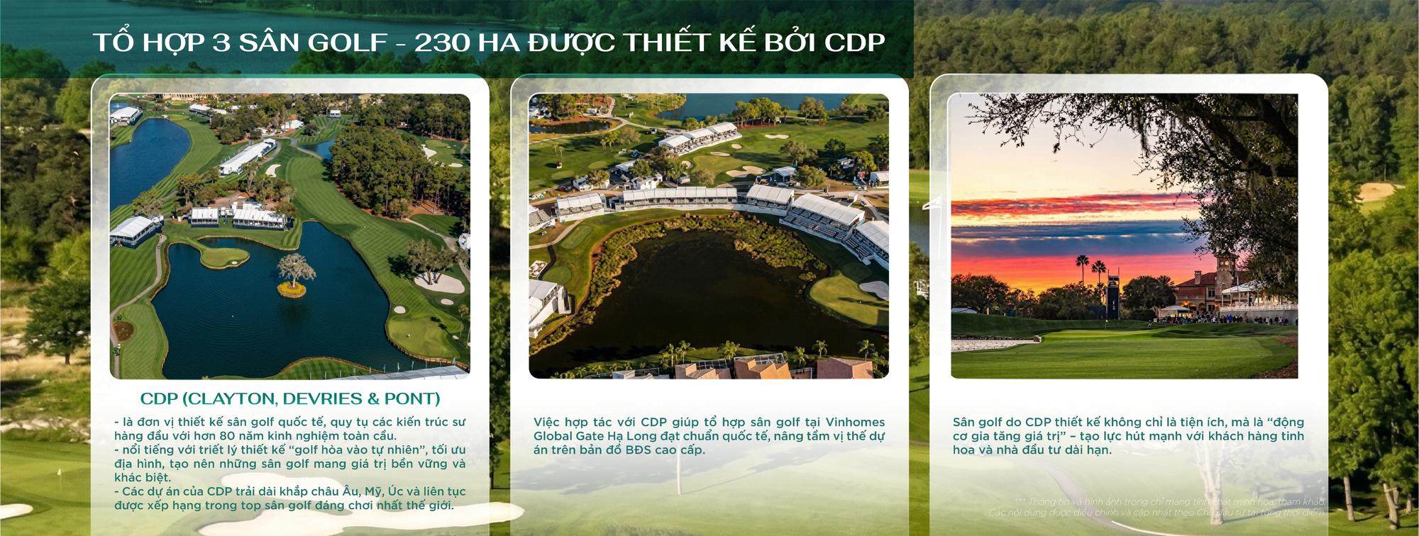 Tổ hợp 3 sân golf 230 ha — CDP