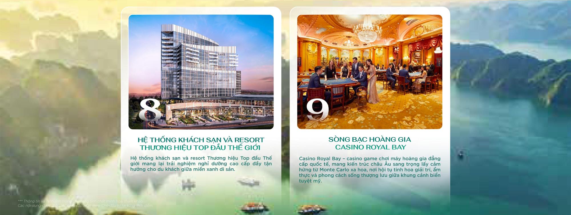 Hệ thống khách sạn resort và Casino Royal Bay