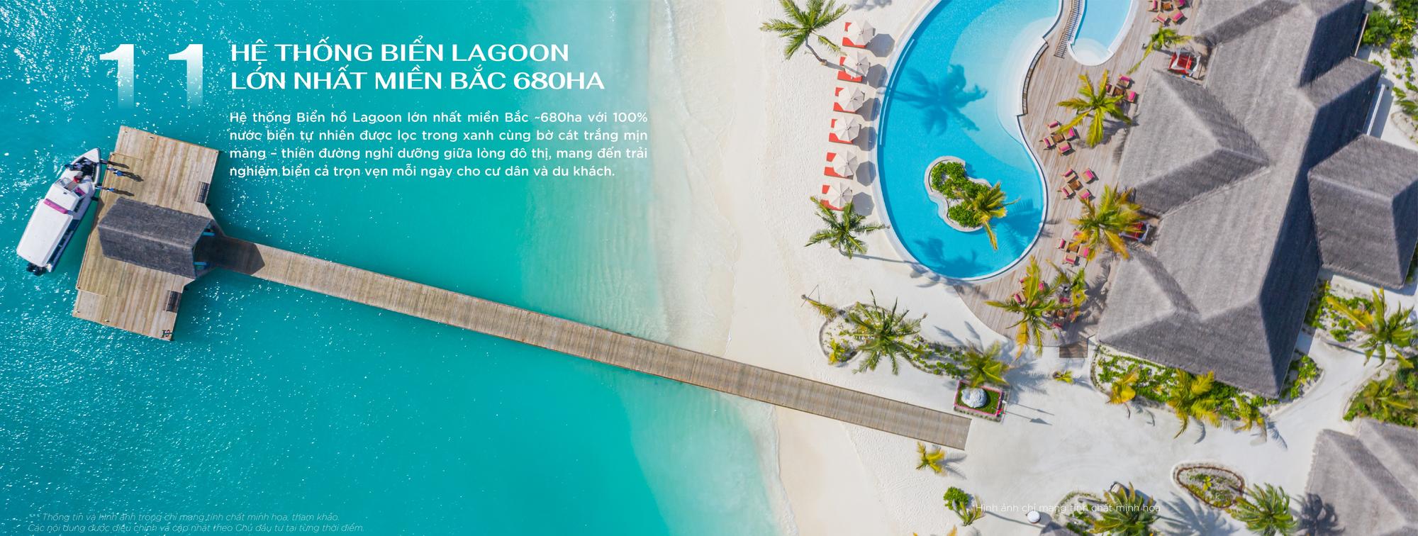 Hệ thống biển Lagoon 680 ha lớn nhất miền Bắc