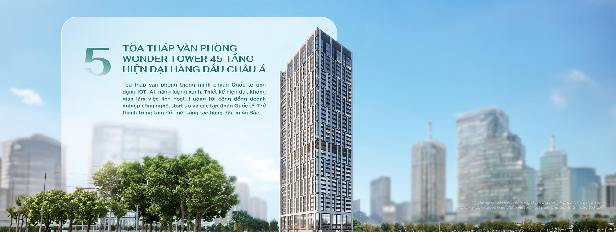 Tòa tháp văn phòng Wonder Tower 45 tầng